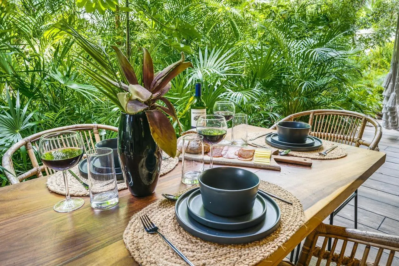 Apartamento Divine 2Br Tulum On Cenote Gym 0*,